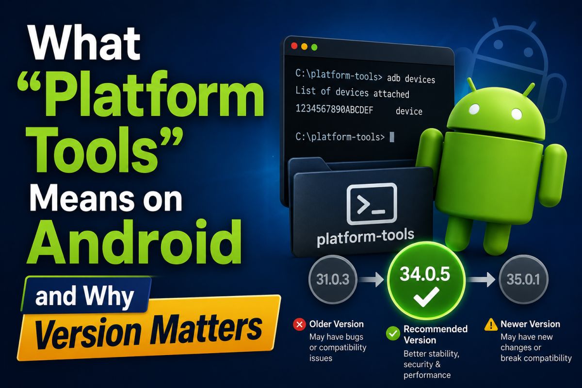 What “Platform Tools” Means on Android and Why Version Matters