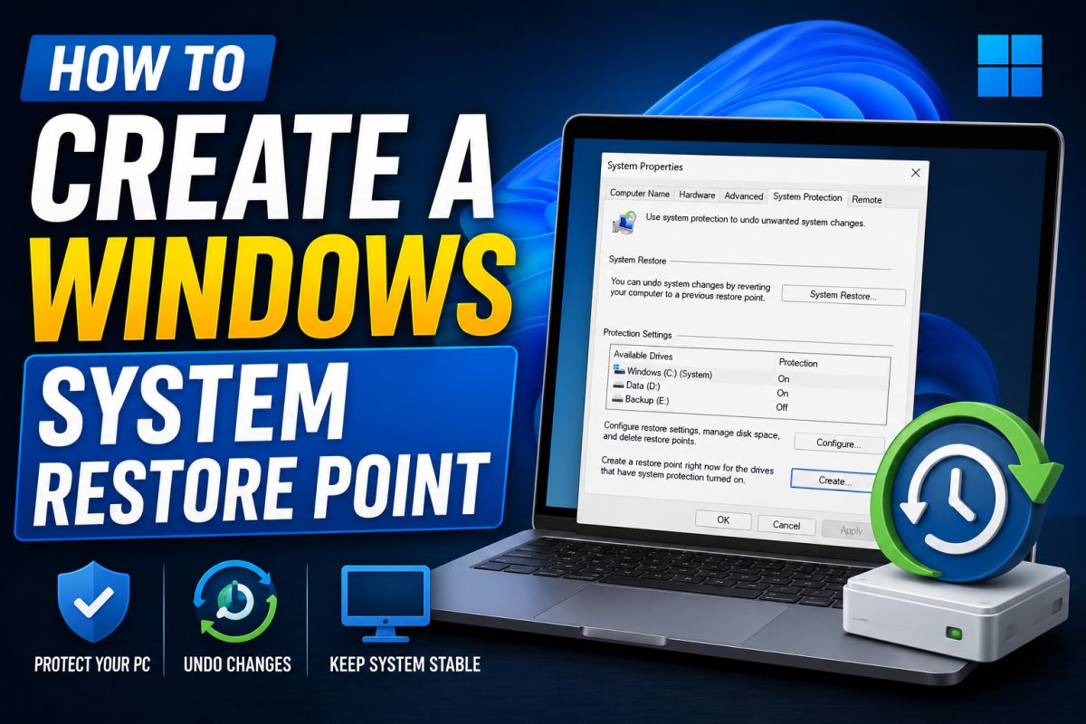 How to Create a Windows System Restore Point