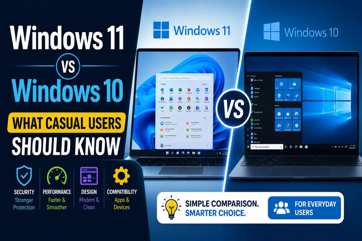 Windows 11 vs Windows 10: What Casual Users Should Know