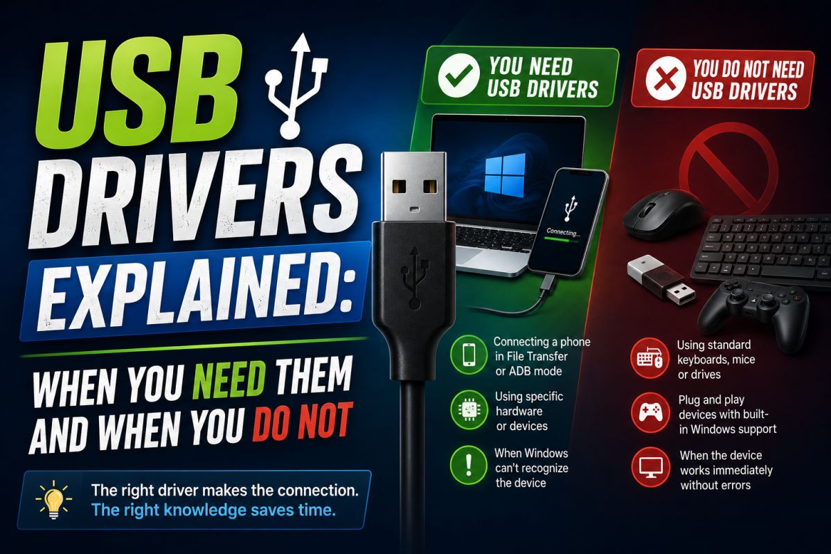 USB Drivers Explained: When You Need Them and When You Do Not