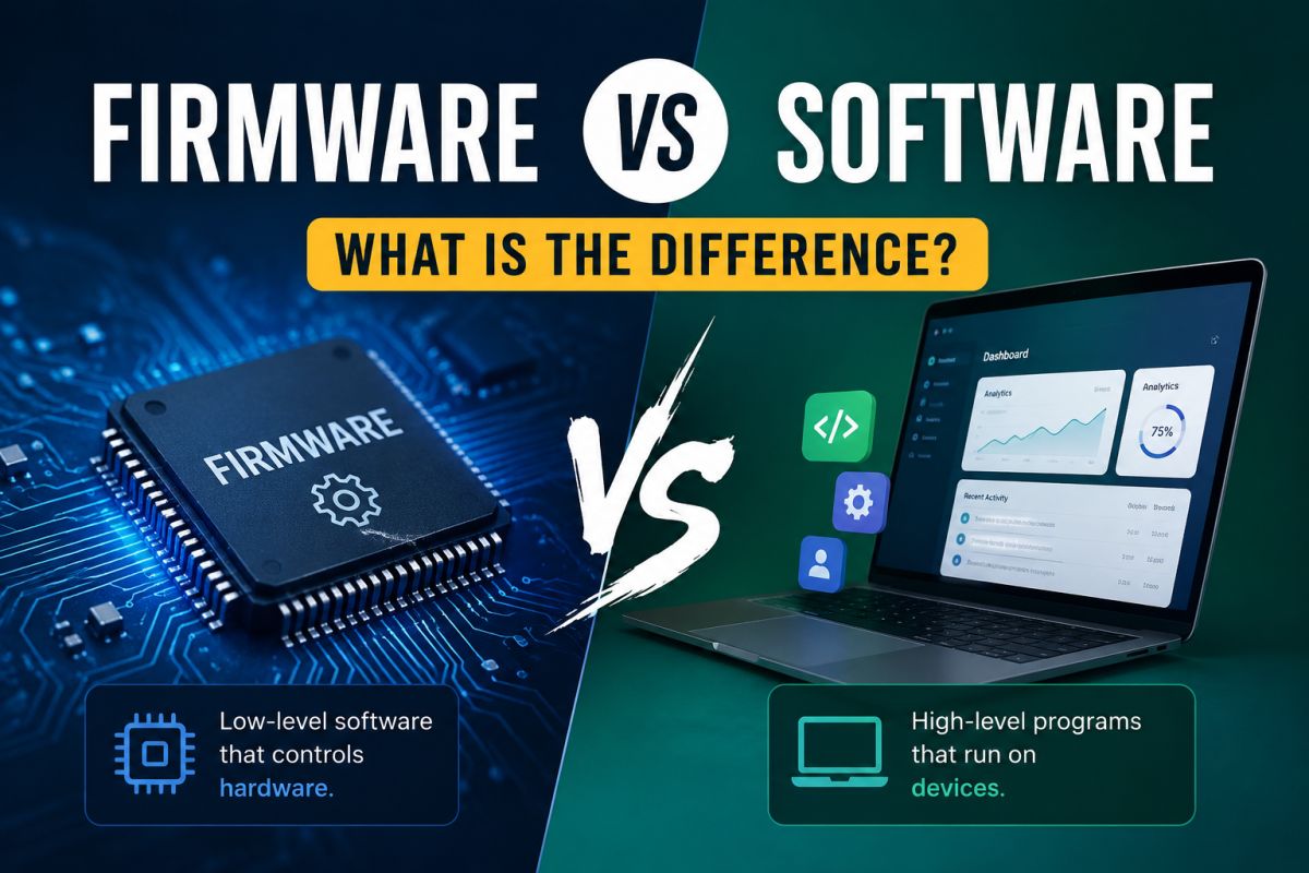 Firmware vs Software: What Is the Difference?