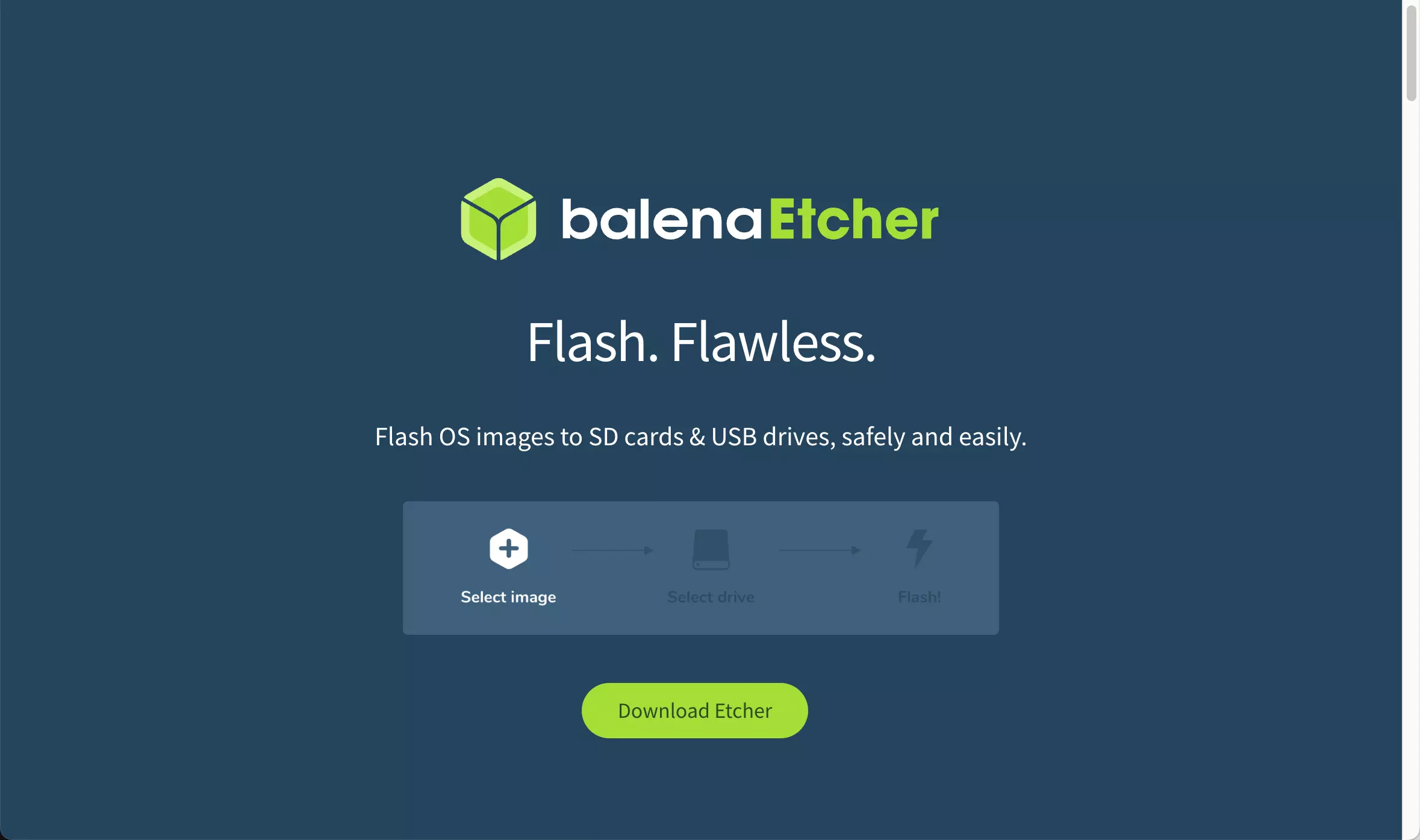 Balena Etcher – USB Image Writer